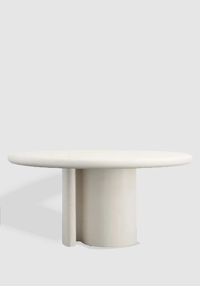 FIBERGLASS OFFWHITE TABLE